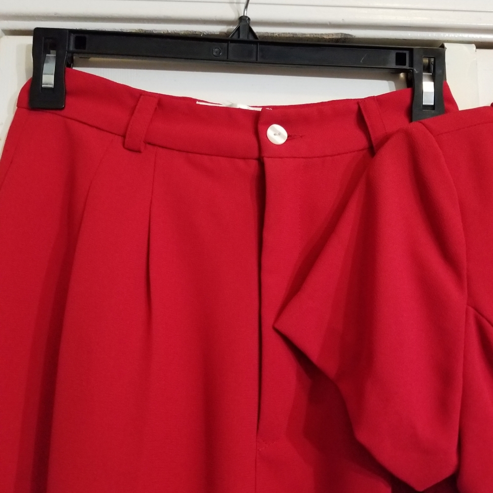 Vintage red 2 piece pant set - Picture 4 of 6